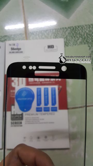 Dán cường lực Samsung Galaxy S6 Edge,S6 Edge Plus Full màn hình,cong theo máy