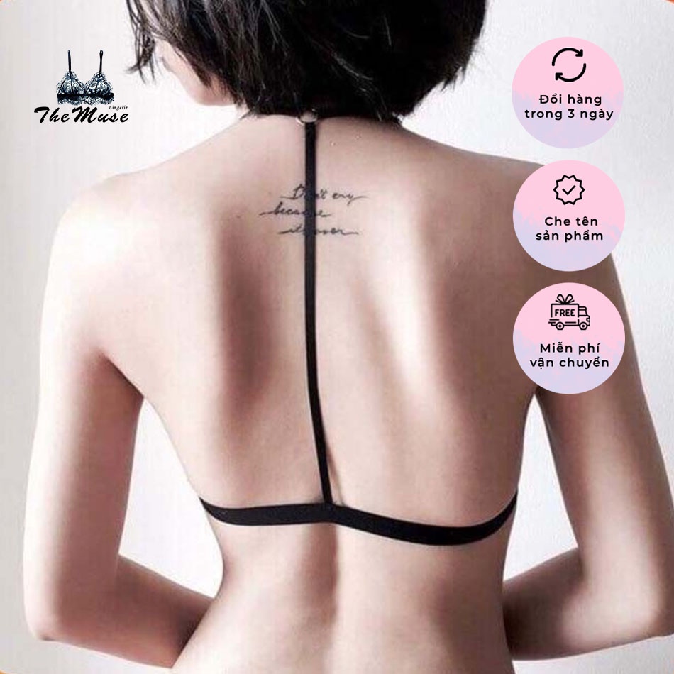 [XẢ KHO] Áo lót nữ bralette cài trước dây T sau không gọng có mút siêu đẹp