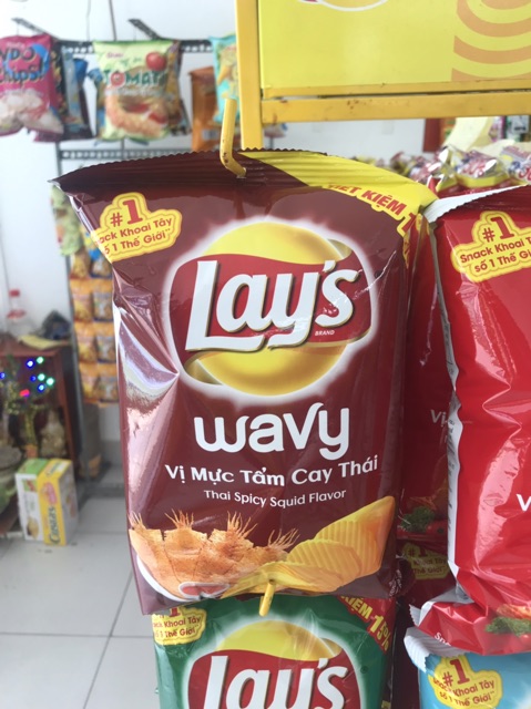 Combo 10 gói Snack Khoai tây Lay’s vị ngẫu nhiên