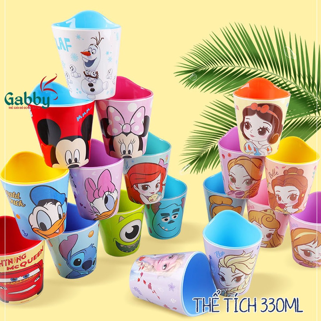 Ly Melamine 2 màu siêu xinh cho bé với hơn 16 mẫu