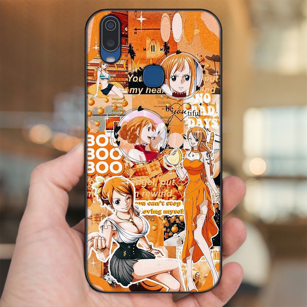 Ốp lưng Vivo Y11 viền đen in hình Nami One Piece Đảo Hải Tặc