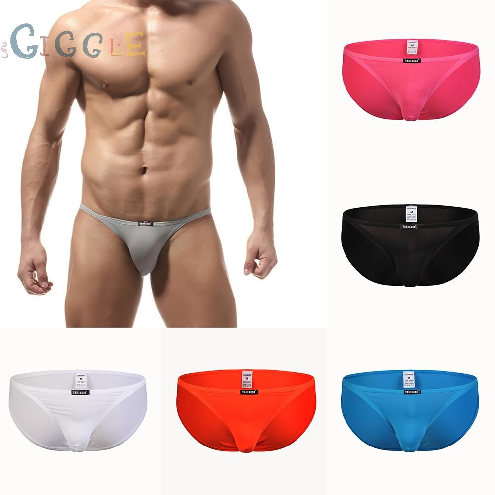 Men Briefs Bikini Breathable Comfortable Fashionable Ice Silk Underwear