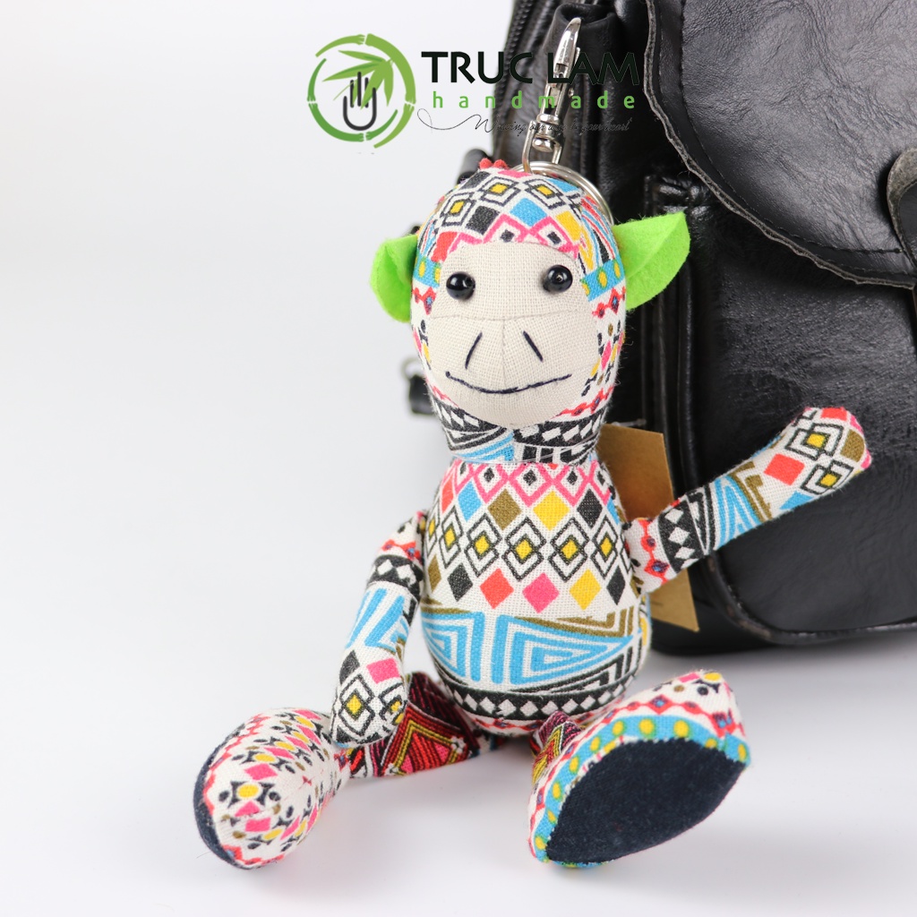 Móc Chìa Khóa Hình Các Con Vật Nhồi Bông Cute Ngộ Nghĩnh – Trúc Lâm Handmade