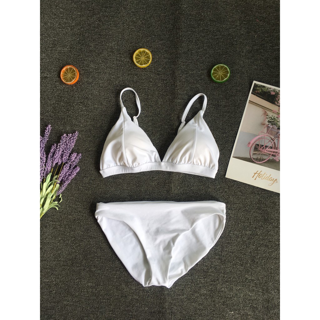 [Mã SKAMFSW175 giảm 10K đơn 50K] Bikini tam giác đơn giản( nhiều màu)
