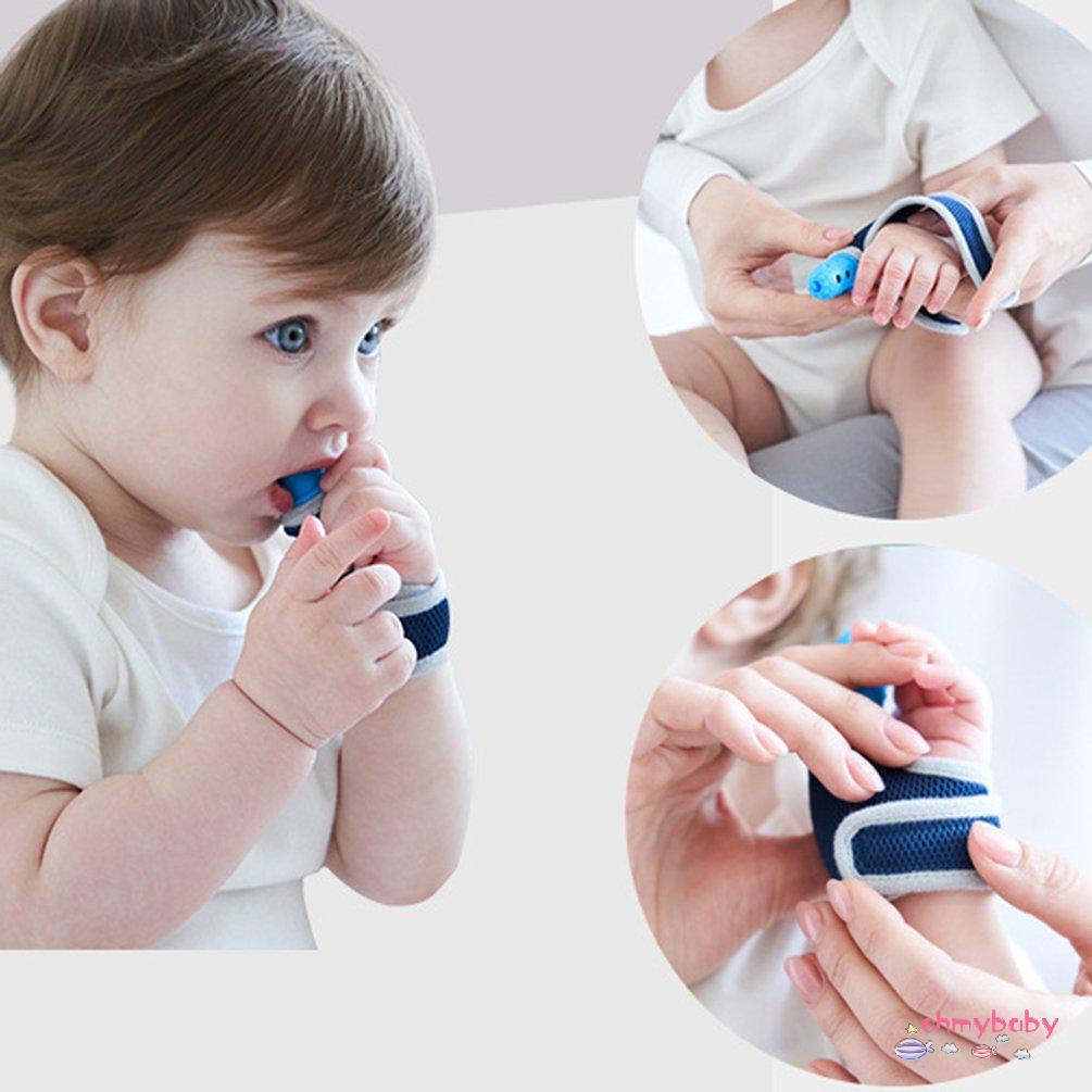 【OMB】 Anti-Sucking Thumb Glove  Prevent Fingertip Baby Molar Silicone Finger Glove
