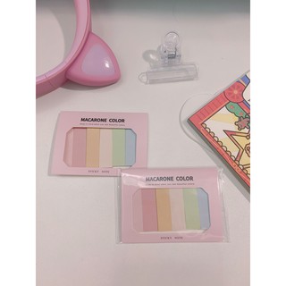 Giấy note đánh dấu màu macaron