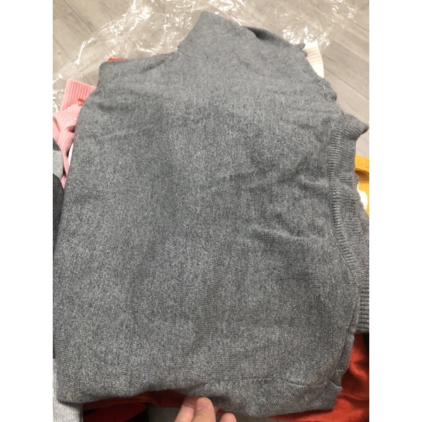 Áo khoác thun len một nút gài