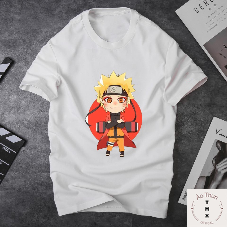 Áo Thun Tay Lỡ Form Rộng Unisex In Hình Naruto13 Đẹp Cute Dễ Thương - Áo Phông Nam Nữ Cổ Tròn Chất Cotton TMX | BigBuy360 - bigbuy360.vn