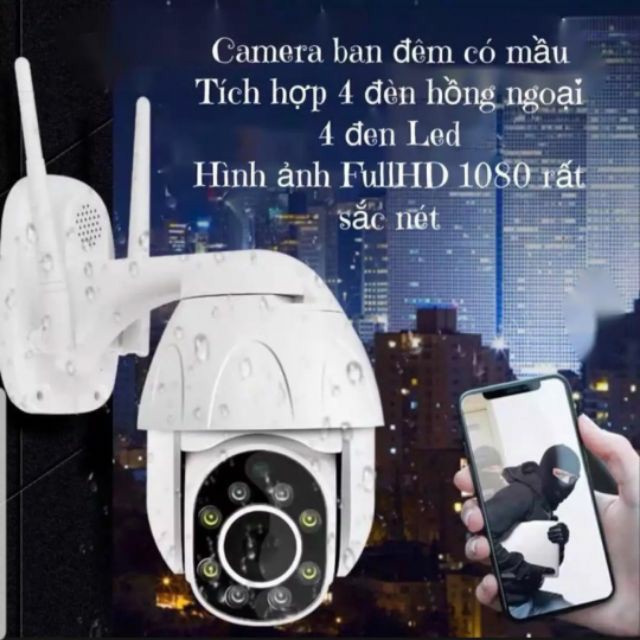 [ GIÁ HUỶ DIỆT] Camera Yoosee PTZ ngoài trời xoay 360 - HD1080 | WebRaoVat - webraovat.net.vn