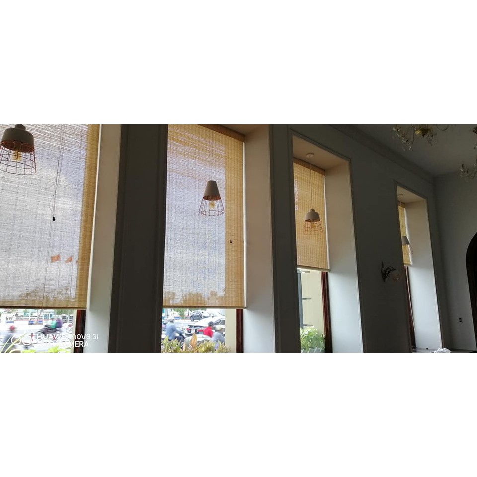 Mành tăm tre trang trí quán ăn, quán cà phê và khu resort