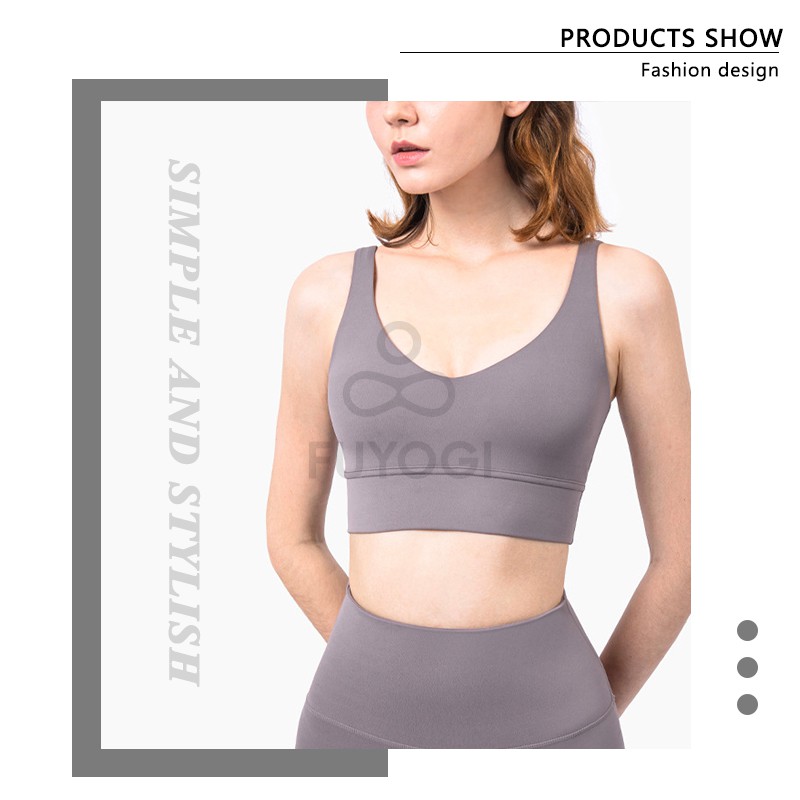 Vest Fitness Sports Underwear Fashion Bra Shockproof Close Back Yoga Underwear Female | BigBuy360 - bigbuy360.vn