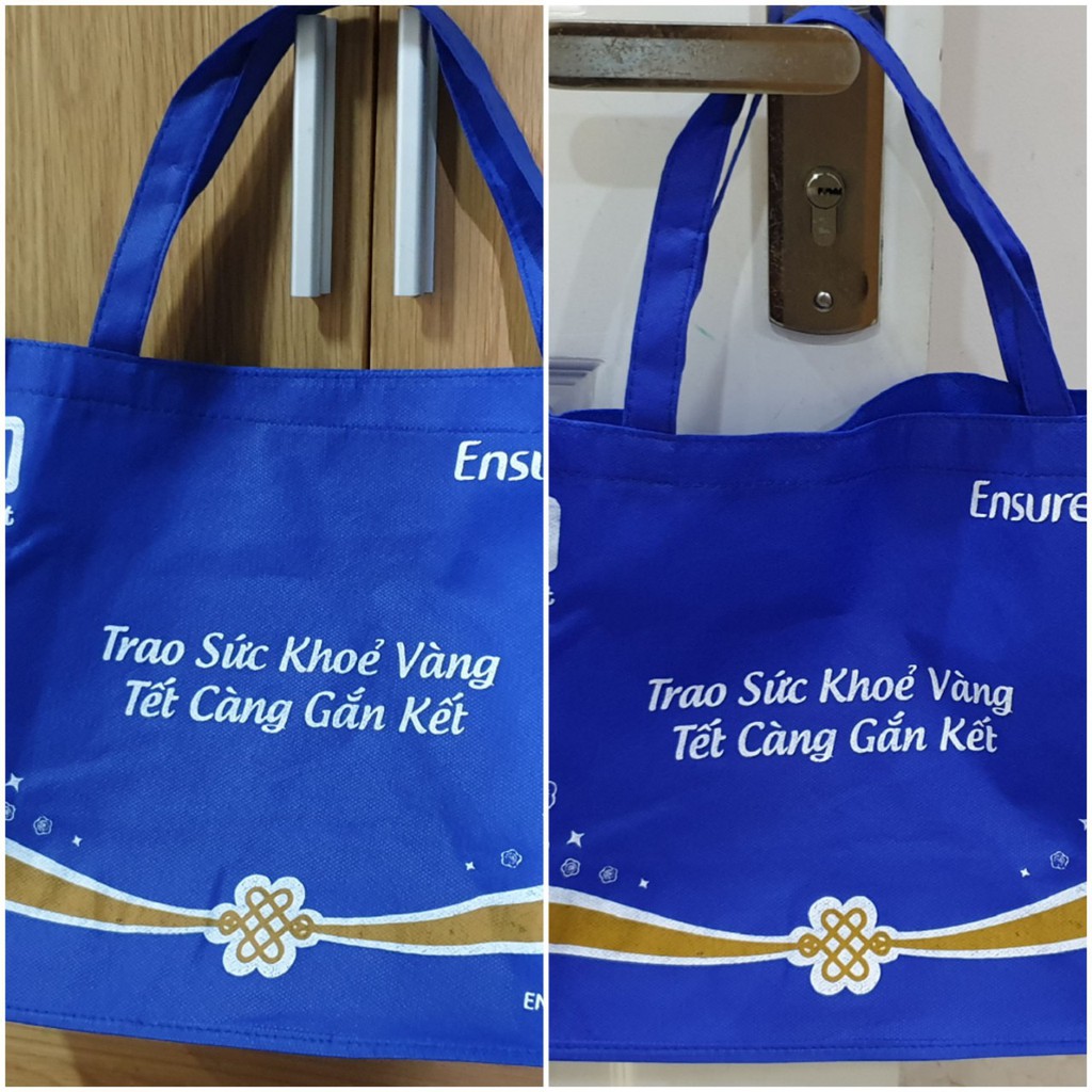 🛍️TÚI VẢI 2 QUAI HÀNG DẦY🛍️TÚI VẢI KHÔNG DỆT TÁI SỬ DỤNG🎁HÀNG KM ABBOTT ENSURE GOLD🎁