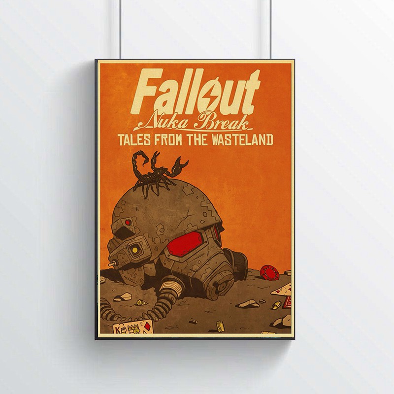 Poster Game Fallout 3 4 Dán Tường Trang Trí