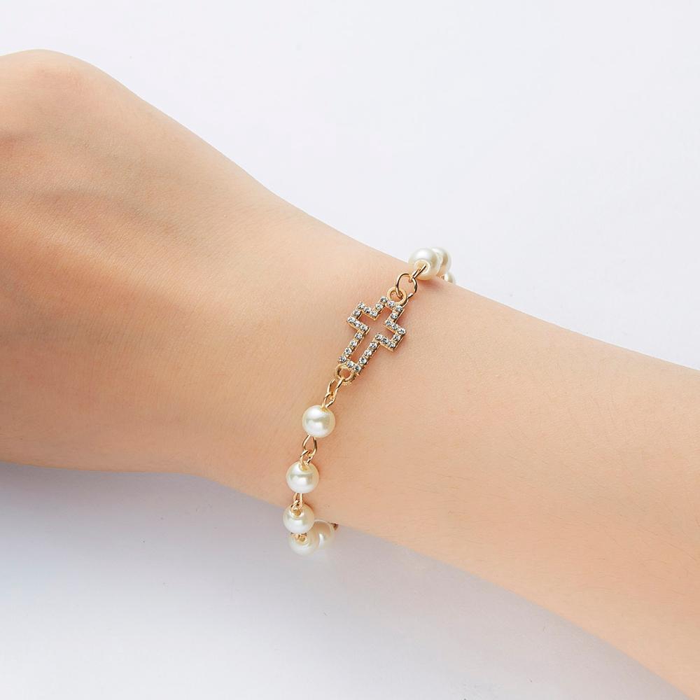 Vòng tay chuỗi hạt BELLA-Bee màu vàng mặt hình số 8 / bướm / mặt trăng / trái tim thời trang cao cấp