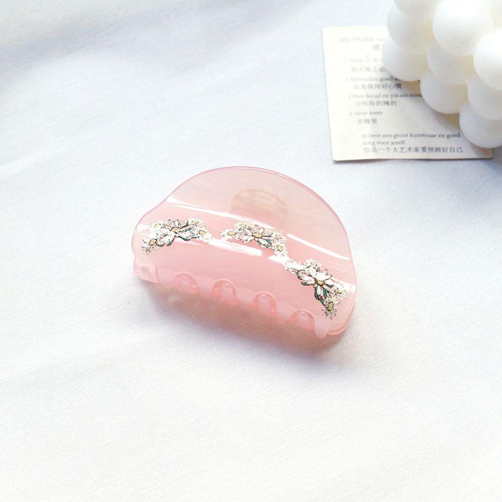 Kẹp Tóc Acrylic Họa Tiết Hình Học / Dâu Tây / Cherry Dễ Thương Phong Cách Hàn Quốc WMES15H