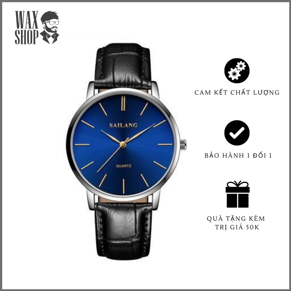 Đồng Hồ Nam SAILANG 0017  ⚡ [Mẫu Siêu Đẹp] ⚡ Với Mặt Dây Da Chất Lượng, Thời Thượng
