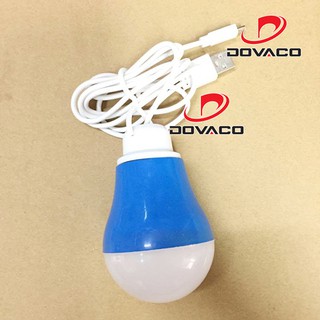 Bóng đèn Led cắm USB dây dài 1.2m có móc treo,có sạc được điện thoại