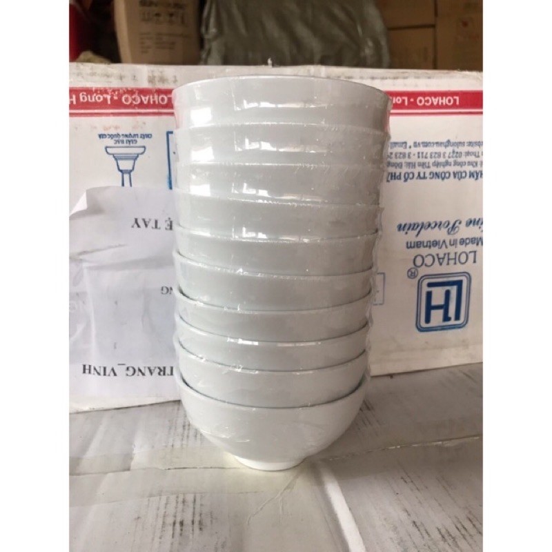 Chén Sứ Trắng Combo 10cái