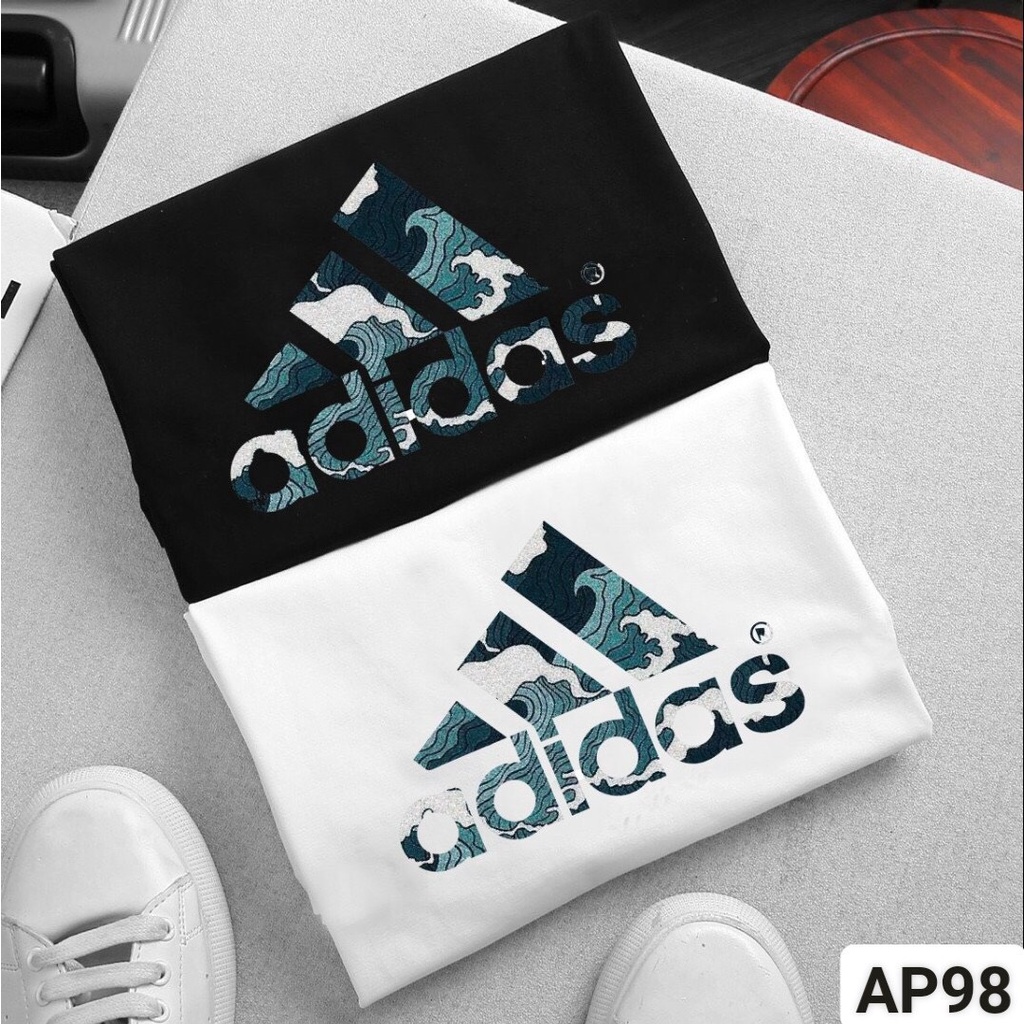 Áo Thun Nam Cổ Tròn Adidas Cotton Áo Chống Nhăn Tốt Thiết Kế Thể Thao Thoải Mái Năng Động