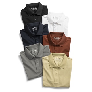 Áo thun polo nam cổ bẻ basic belairman vải cotton cá sấu cvc co giãn nhiều màu - pltr0032