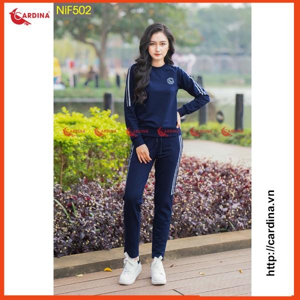 Bộ Nỉ Nữ Thu Đông Cao Cấp CARDINA Chất Cotton Tự Nhiên, Mềm Mại | BigBuy360 - bigbuy360.vn