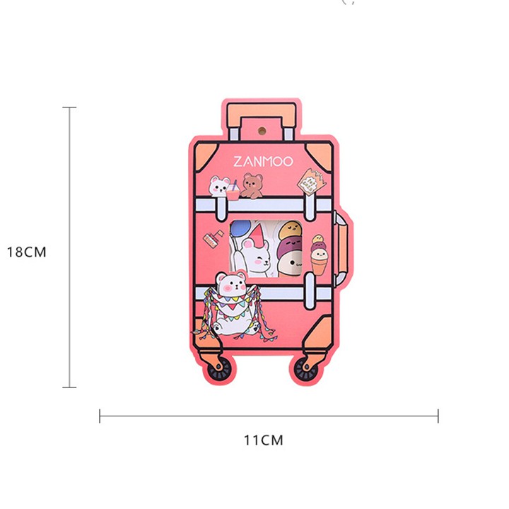 HCM - Sticker Vali hành ý cute dán trang trí tập vở điện thoại laptop