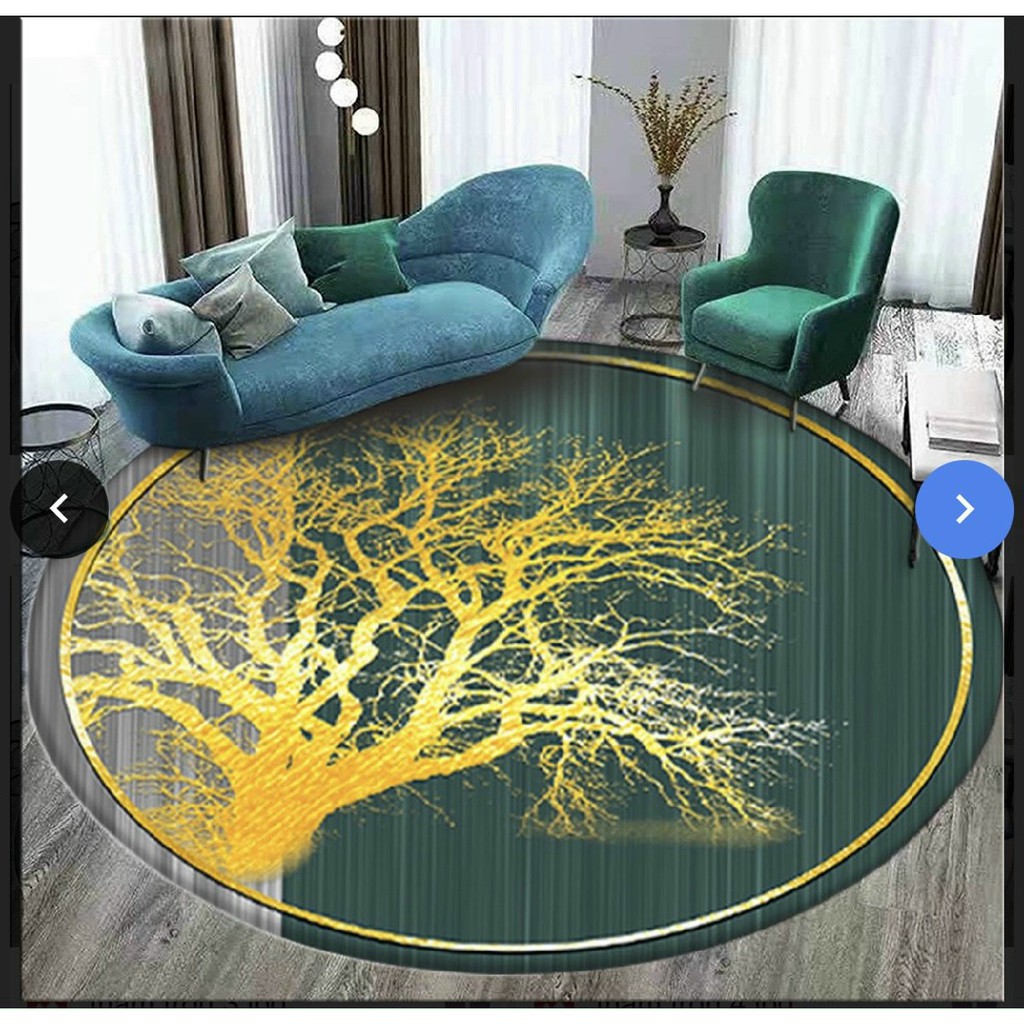 Thảm tròn ghế sofa KT 1mx1m nhiều màu đẹp sắc nét giá 80000₫