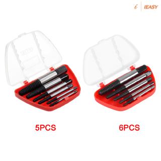 Screw Extractor Set Easy Out Drill Bits Guide Broken Screws Bolt Remover Fix Broken Screw Pipe