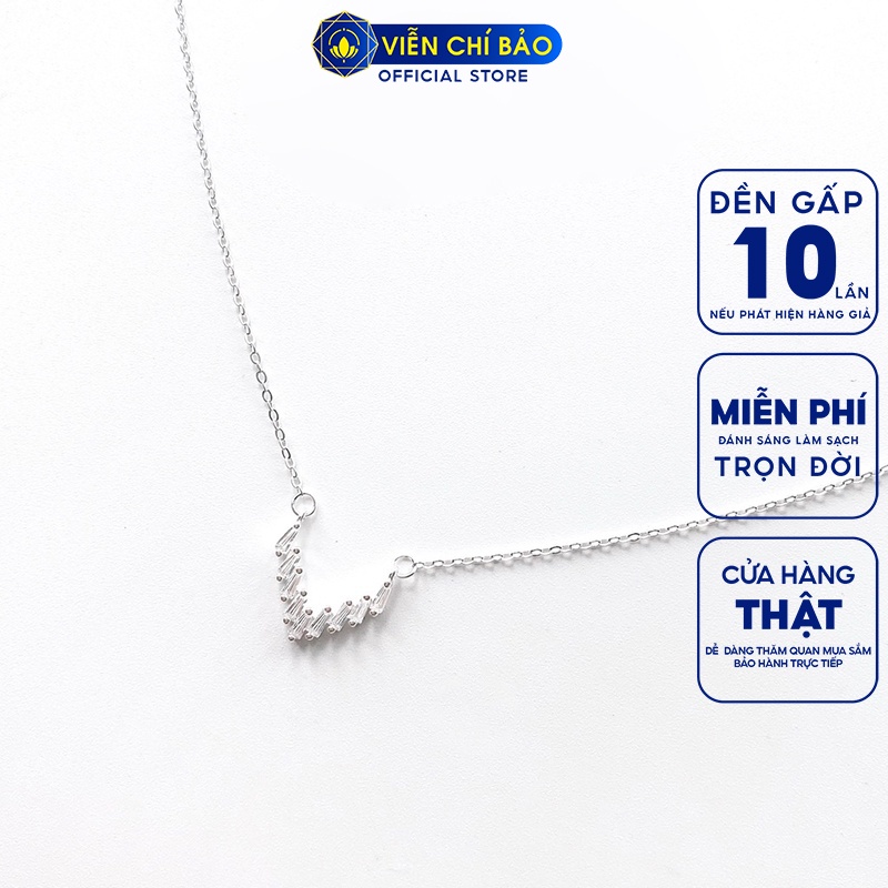 Dây chuyền bạc nữ sunshine chất liệu bạc 925 thời trang phụ kiện trang sức nữ Viễn Chí Bảo D400301x