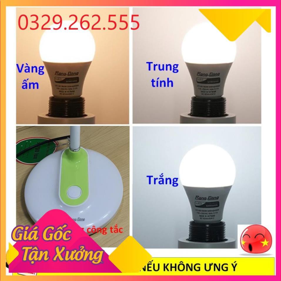 (Sale Khủng)  Đèn học chống cận bảo vệ thị lực Rạng Đông RD-RL-32 bóng led vàng 5w chống cận