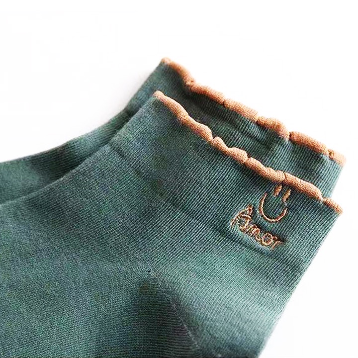 Tất Vớ Nữ Cổ Ngắn Cao Cấp Phong Cách Hàn Quốc Basic Nhiều Màu, Chất Cotton Thấm Hút Mồ Hôi Phối Đồ Cực Chất STA06