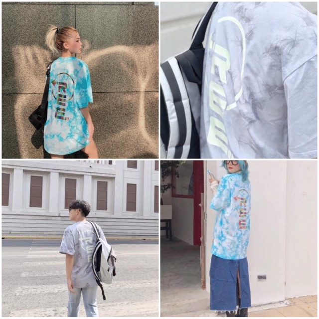❌Áo thun loang màu tay lỡ unisex REE ❌