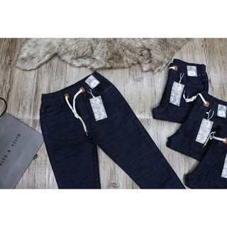 Quần Jeans Nữ Cạp Chun Tím Than [ Ảnh Thật ]