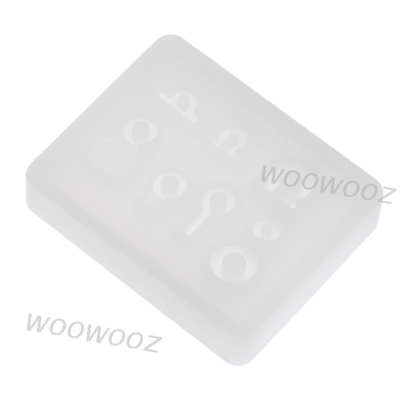 Khuôn Silicone Hình Tròn Làm Trang Sức