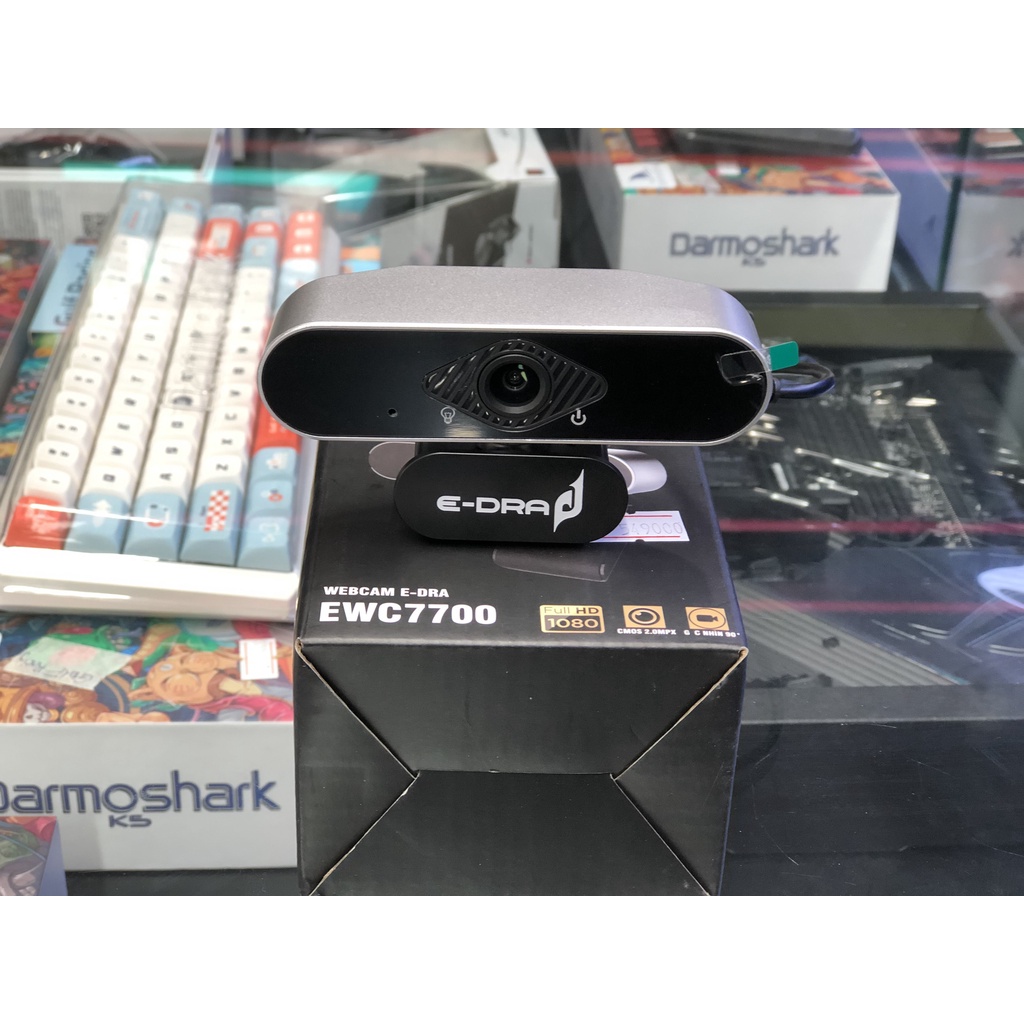 Webcam EDra EWC7700 (Black) Hàng chính hãng