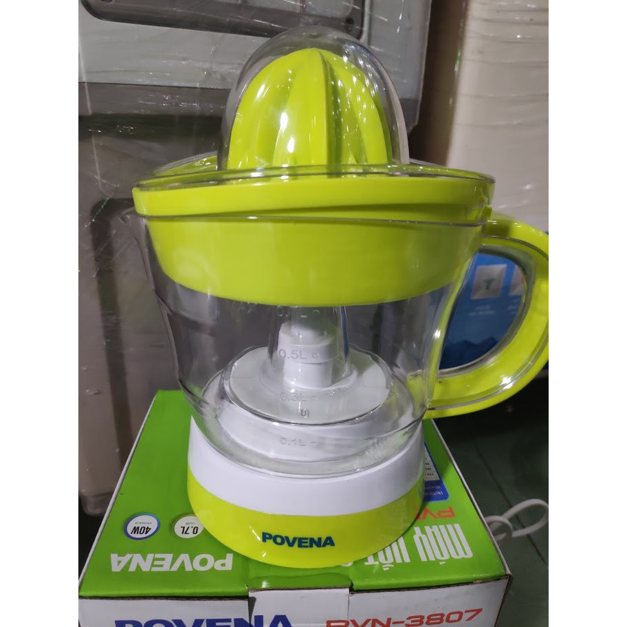 Máy Vắt Cam Povena PVN-3807 dung tích 700ml công suất 40W vắt cam siêu tiện lợi - Bảo hành 12 tháng