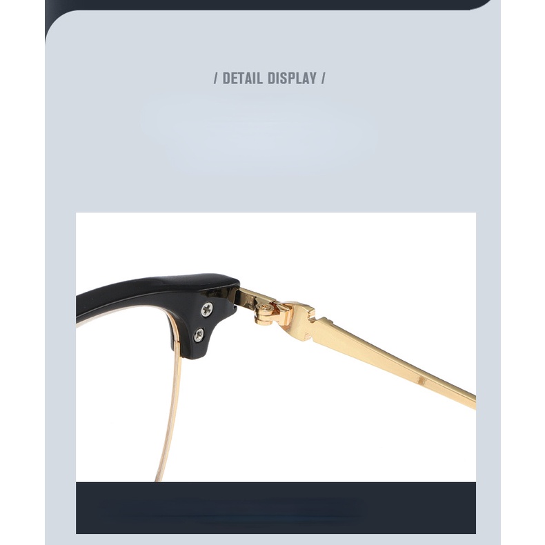 [+0 °~+400 °Mắt Kính Đọc Sách Chống Mệt Mỏi Màu Xanh Dương Nhạt Thời Trang Cao Cấp Thoải Mái Cho Nam Và Nữ