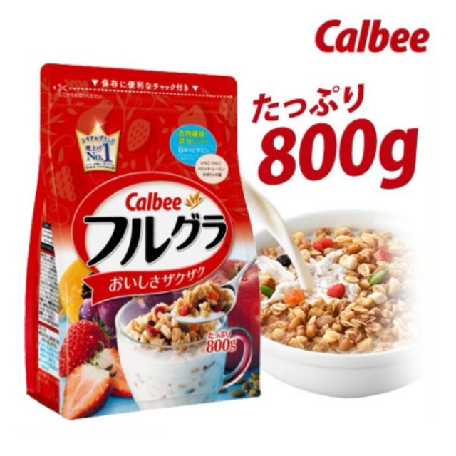 Ngũ cốc dinh dưỡng CALBEE Nhật Bản - các loại