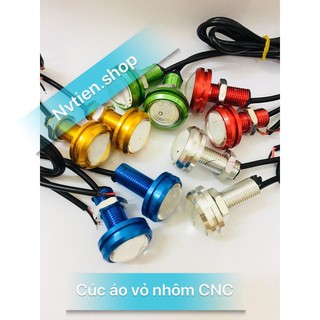 Giá 1 Đôi) Xi Nhan Cúc Áo vỏ nhôm Đủ Màu - lắp được xe máy, xe điện