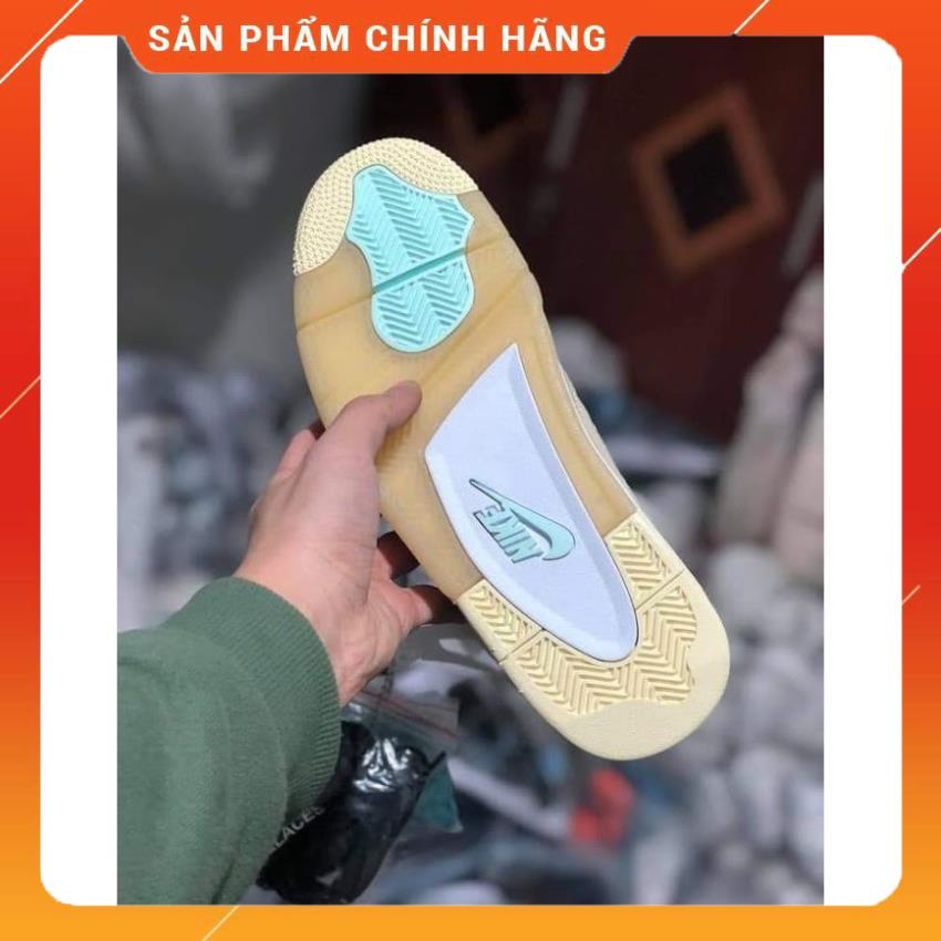 Giày Thể Thao JD4 Off White Sail màu kem tặng 3 dây kèm Full Box Bill phụ kiện [Giày Jodan 4 bản chuẩn] | BigBuy360 - bigbuy360.vn