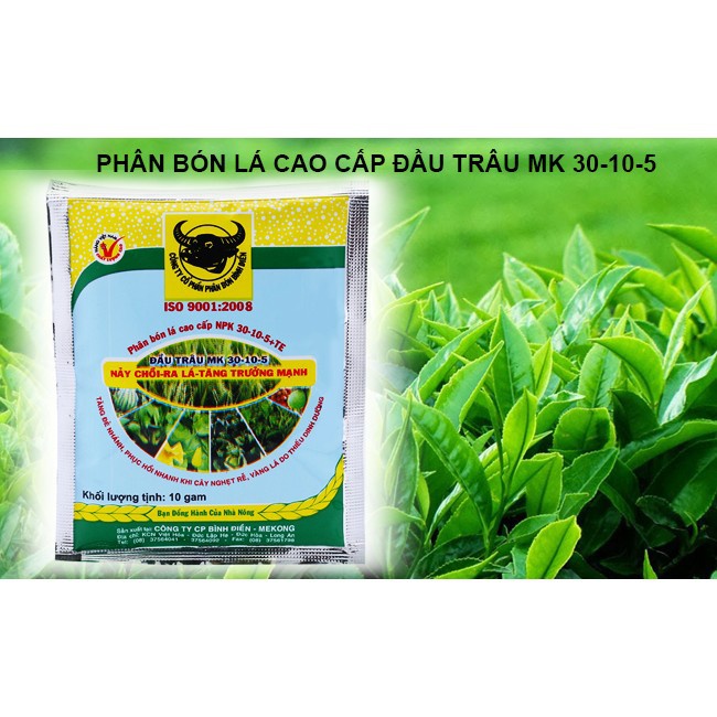 Bán buôn COMBO 02 GÓI Phân bón lá cao cấp Đầu Trâu bao đẹp