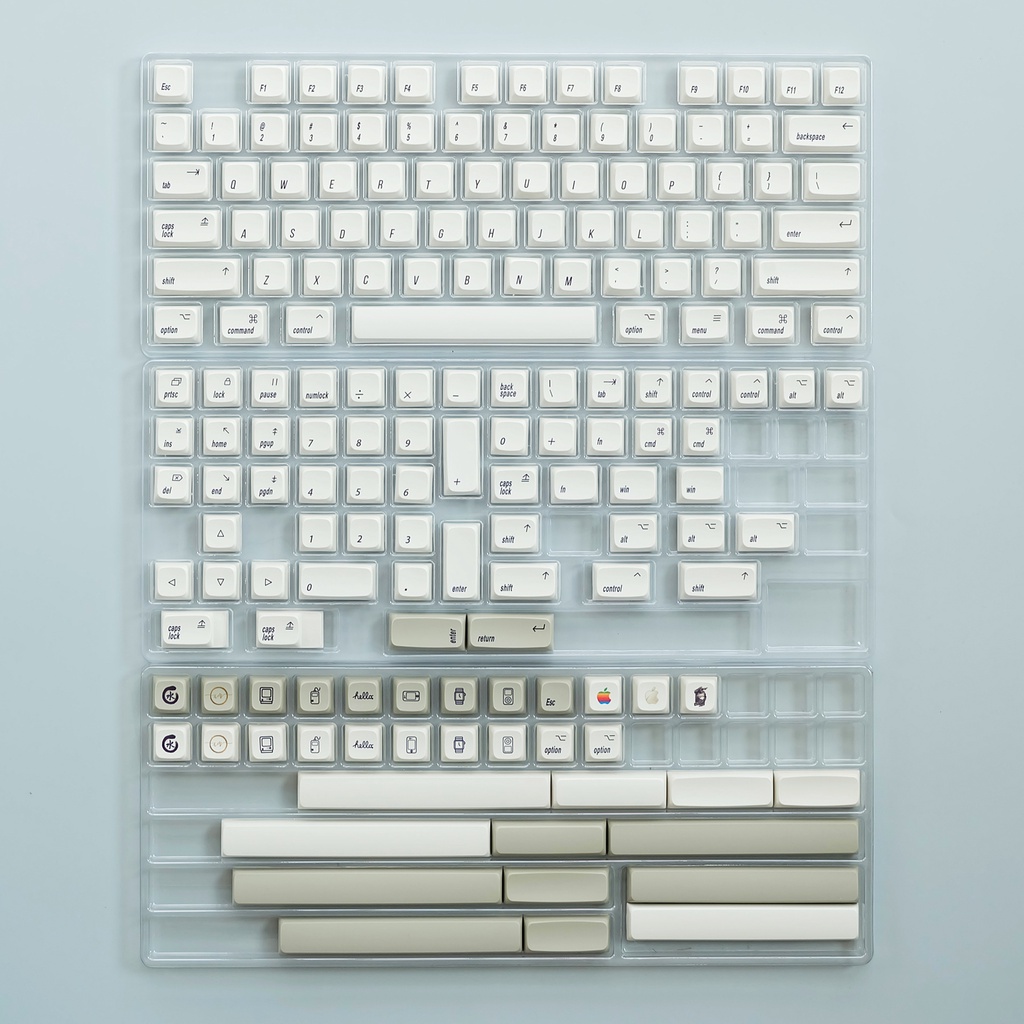 PBT XDA Profile 165 Phím Keycaps Dye Thăng hoa ANSI Layout Theme Keyset cho Bàn phím chơi game Công tắc Cherry MX