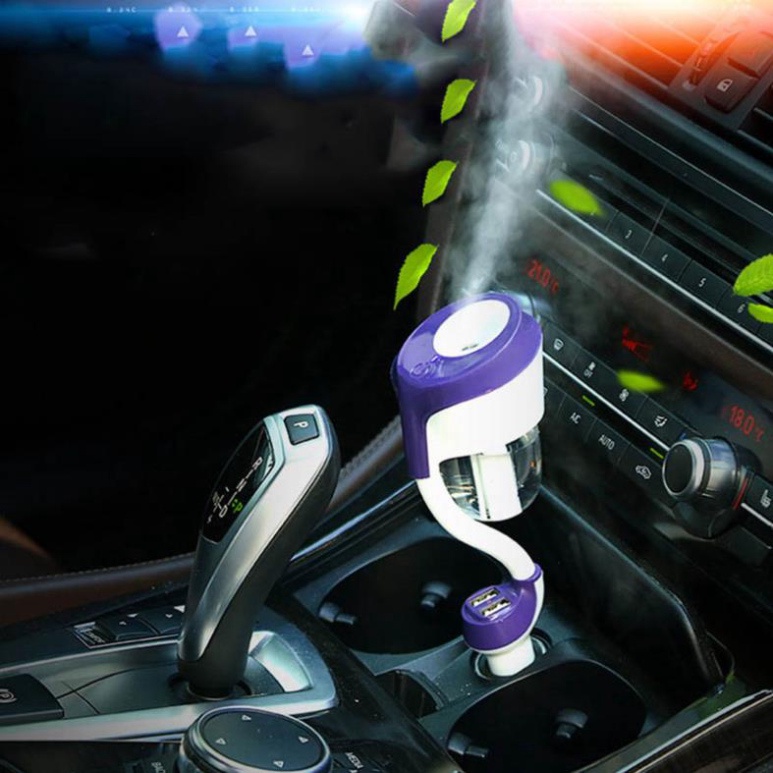 Máy Xông Tinh Dầu Phun Sương Cho Xe Hơi Nanum Car II, Tạo Độ Ẩm Trên Xe Ô Tô – Loại Sịn – Bảo Hành Uy Tín 12 T
