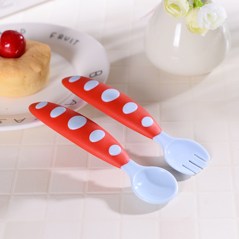 Bộ Muỗng Nĩa Tập Ăn An Toàn Dành Cho Trẻ