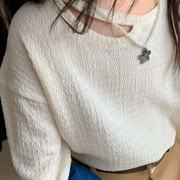 [Hàng Có Sẵn] Áo Thun Cotton Dài Tay Thoải Mái Đơn Giản Cho Bé Gái