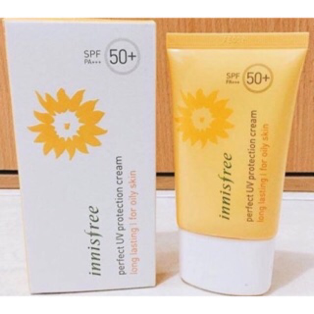 Kem Chống Nắng Innisfree Perfect Uv Protection Cream Long Lasting For Oily Skin SPF 50 PA+++