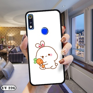 Ốp lưng nhám in hình 3D Realme 3