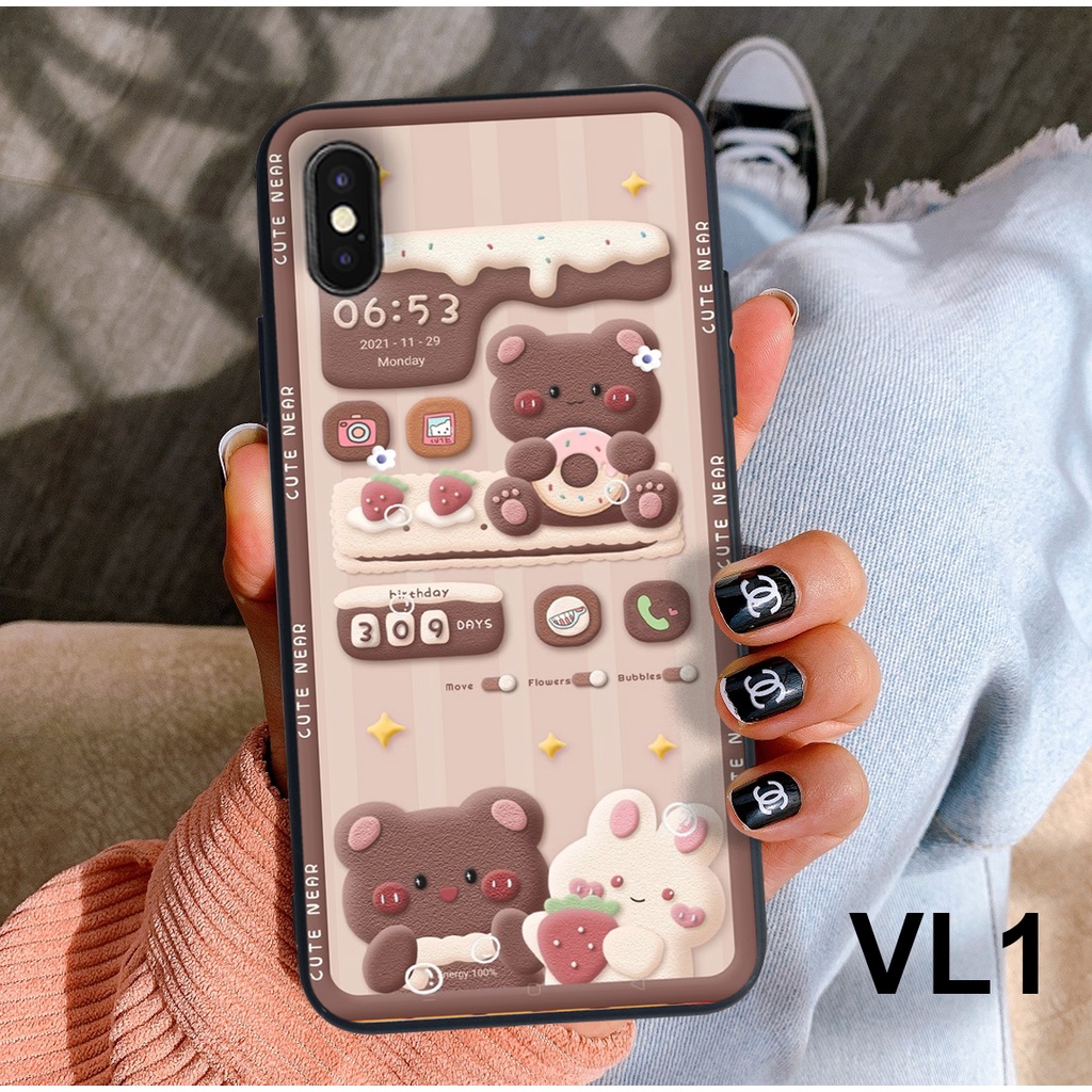 ỐP LƯNG ĐIỆN THOẠI IPHONE X/XS/XR/XSMAX ỐP TPU VIỀN VUÔNG IN HÌNH SIÊU CUTE, DỄ THƯƠNG VÀ ĐÁNG YÊU MỚI NHẤT GLSHOP