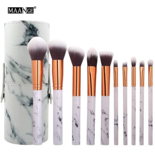 Bộ cọ vân đá 10 cây kèm hộp da