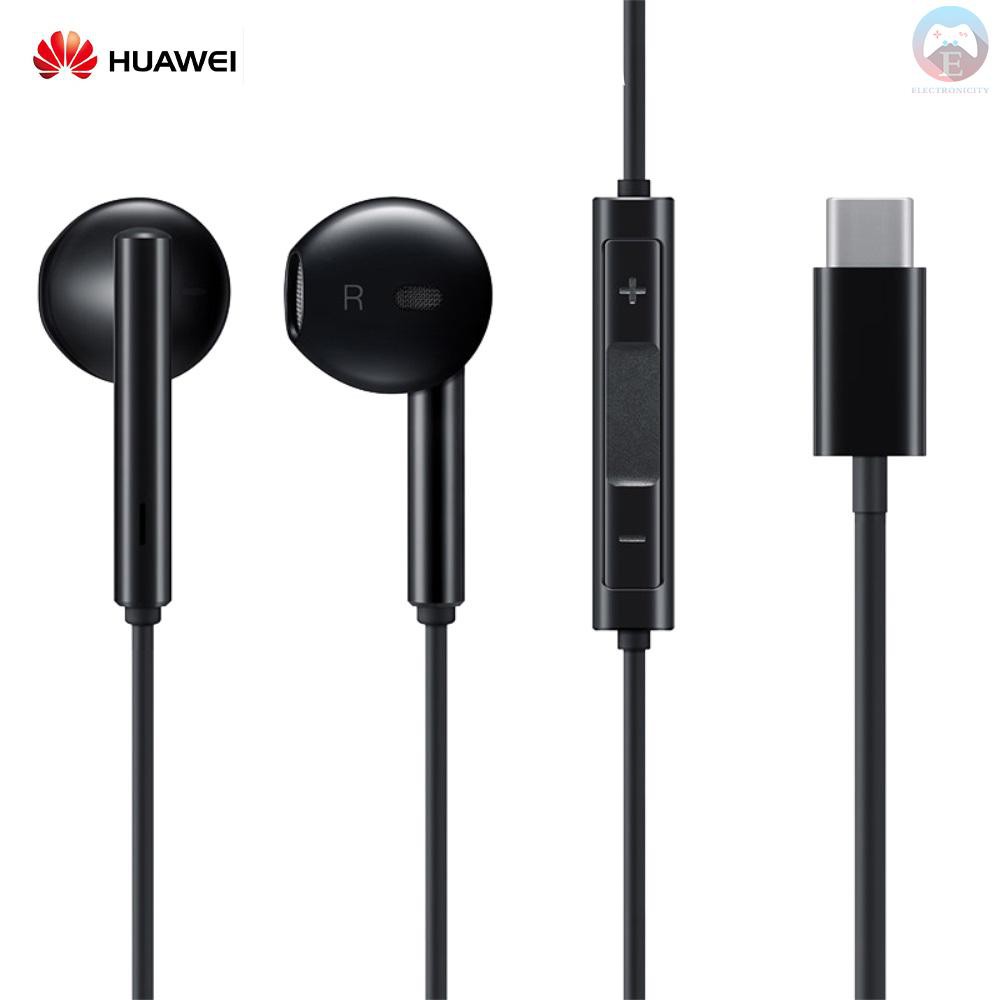 Ê HUAWEI CM33 Classic Earphones (USB-C Edition) Half In-ear Corded Headset Handsfree Hi-Res High-Resolution Audio Immers